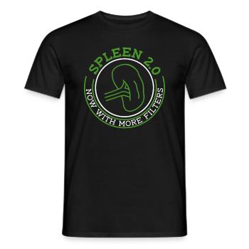 Organ Donor Spleen Organ Transplant - Men's T-Shirt - black - Front - AI Model Male 178 light (178cm)