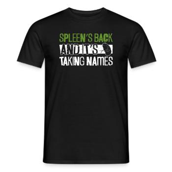 Organ Donor Spleen Organ Transplant - Men's T-Shirt - black - Front - AI Model Male 178 light (178cm)
