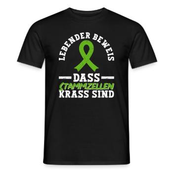 Stem Cells Stem Cell Therapy Stem Cell Donation - Men's T-Shirt - black - Front - AI Model Male 178 light (178cm)