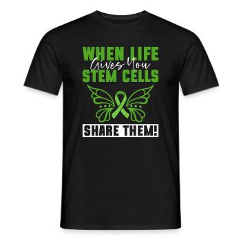 Stem Cell Transplant Stem Cell Donor Stem Cell - Men's T-Shirt - black - Front - AI Model Male 178 light (178cm)
