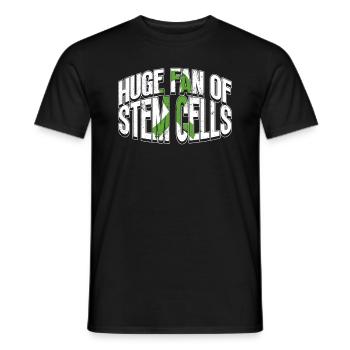 Greffe de cellules souches Donneur de cellules souches Cellule souche - T-shirt homme - noir - Devant - AI Model Male 178 light (178cm)