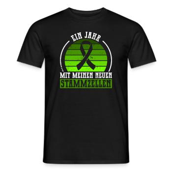 Cellules souches Thérapie par cellules souches Don de cellules souches - T-shirt homme - noir - Devant - AI Model Male 178 light (178cm)