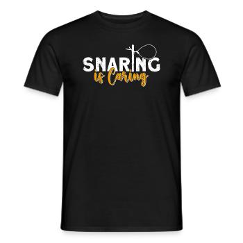 Piège à animaux Piège à collet métallique - T-shirt homme - noir - Devant - AI Model Male 178 light (178cm)