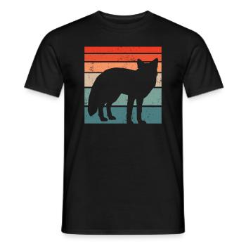 Lustige Geschenke für Fuchsliebhaber - Männer T-Shirt - Schwarz - Vorne - AI Model Male 178 light (178cm)