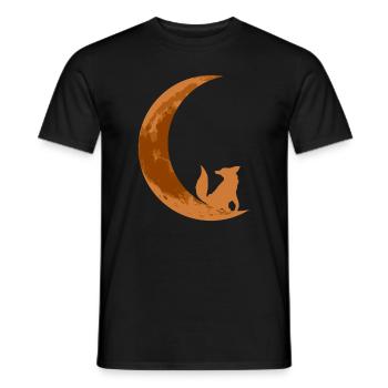 Cadeaux amusants pour les amoureux du renard - T-shirt homme - noir - Devant - AI Model Male 178 light (178cm)