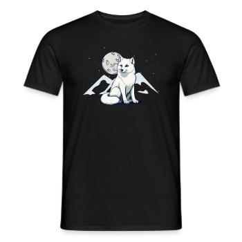 Cadeaux amusants pour les amoureux du renard - T-shirt homme - noir - Devant - AI Model Male 178 light (178cm)