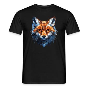 Ästhetische Geschenke für Fuchsliebhaber - Männer T-Shirt - Schwarz - Vorne - AI Model Male 178 light (178cm)