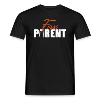 Cadeaux amusants pour les amoureux du renard - T-shirt homme - noir - Devant - AI Model Male 178 light (178cm)