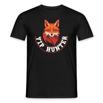 Fuchsjagd Geschenke - Männer T-Shirt - Schwarz - Vorne - AI Model Male 178 light (178cm)