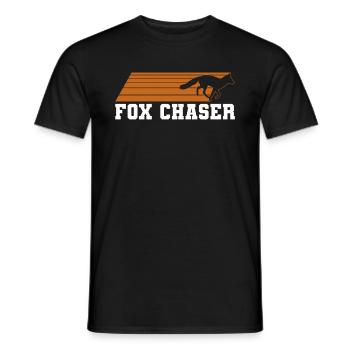 Fuchsjagd Geschenke Fuchsliebhaber - Männer T-Shirt - Schwarz - Vorne - AI Model Male 178 light (178cm)