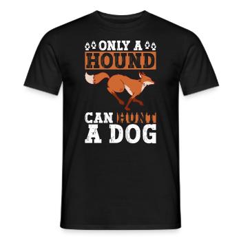 Fuchsjagd Geschenke Jagdhund - Männer T-Shirt - Schwarz - Vorne - AI Model Male 178 light (178cm)