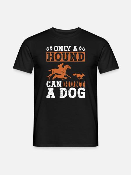 Fuchsjagd Geschenke Jagdhund - Männer T-Shirt - Schwarz