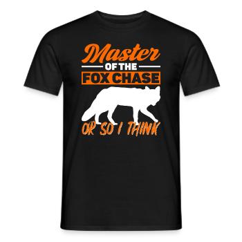 Fuchsjagd Geschenke - Männer T-Shirt - Schwarz - Vorne - AI Model Male 178 light (178cm)