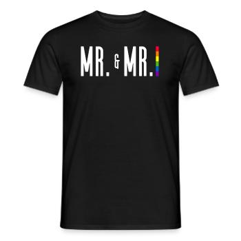 Mariage Gay Pride Mariage Gay - T-shirt homme - noir - Devant - AI Model Male 178 light (178cm)