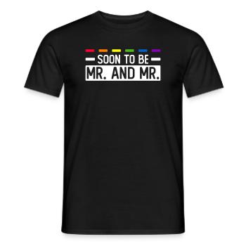 Mariage Gay Pride Mariage Gay - T-shirt homme - noir - Devant - AI Model Male 178 light (178cm)