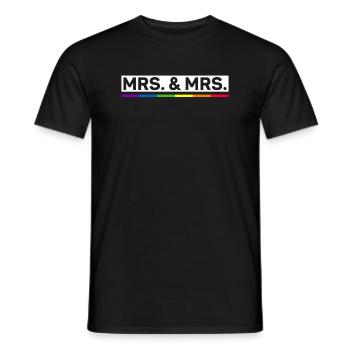 Gay Pride Lesbian Wedding Gay Marriage - Men's T-Shirt - black - Front - AI Model Male 178 light (178cm)
