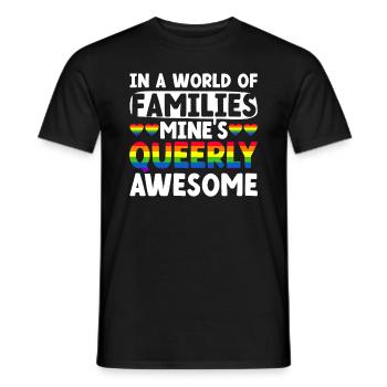 Gay Pride Parents queer Mariage gay - T-shirt homme - noir - Devant - AI Model Male 178 light (178cm)