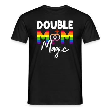 Gay Mom Lesbian Mothers Mothers Day - Men's T-Shirt - black - Front - AI Model Male 178 light (178cm)