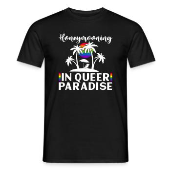 Mariage Gay Pride Mariage Gay - T-shirt homme - noir - Devant - AI Model Male 178 light (178cm)
