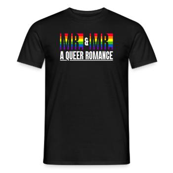 Mr. & Mr. - Un mariage Queer Romance Mariage Gay - T-shirt homme - noir - Devant - AI Model Male 178 light (178cm)