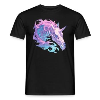 Licorne Halloween Licorne japonaise - T-shirt homme - noir - Devant - AI Model Male 178 light (178cm)
