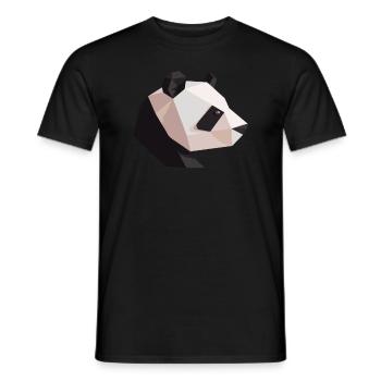 Panda Ours Origami Panda japonais - T-shirt homme - noir - Devant - AI Model Male 178 light (178cm)