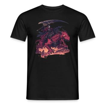 Dragon Halloween Dragon Kids - Men's T-Shirt - black - Front - AI Model Male 178 light (178cm)
