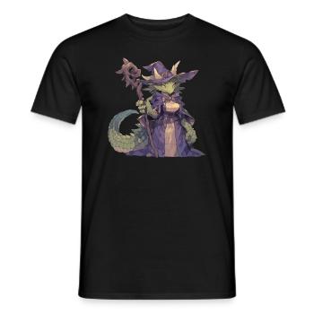 Dragon Witch Halloween Dragon Kids - Men's T-Shirt - black - Front - AI Model Male 178 light (178cm)