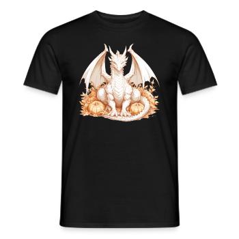 Dragon, Action De Grâces, Dragon, Enfants - T-shirt homme - noir - Devant - AI Model Male 178 light (178cm)