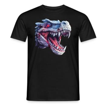 Dragon Zombie Halloween Dragon Enfants - T-shirt homme - noir - Devant - AI Model Male 178 light (178cm)