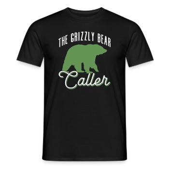 Grizzly Ours brun Ours brun - T-shirt homme - noir - Devant - AI Model Male 178 light (178cm)