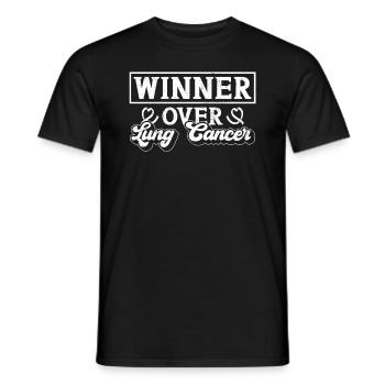 Lung Cancer Free Lung Cancer Awareness - Men's T-Shirt - black - Front - AI Model Male 178 light (178cm)