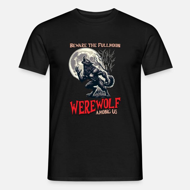 Werewolf - Männer T-Shirt - Schwarz