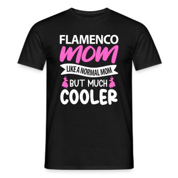 Cooles Flamenco mama geschenk - Männer T-Shirt - Schwarz - Vorne - AI Model Male 178 light (178cm)