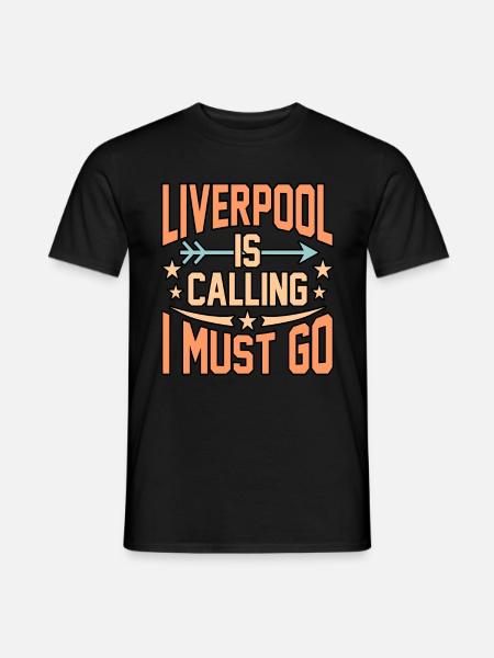 Liverpool visit gift - Men's T-Shirt - black