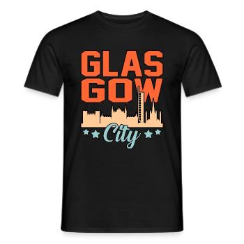Stolzes Geschenk Der Stadt Glasgow - Männer T-Shirt - Schwarz - Vorne - AI Model Male 178 light (178cm)