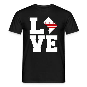 Horizon de Washington - T-shirt homme - noir - Devant - AI Model Male 178 light (178cm)