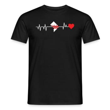 Horizon de Washington - T-shirt homme - noir - Devant - AI Model Male 178 light (178cm)