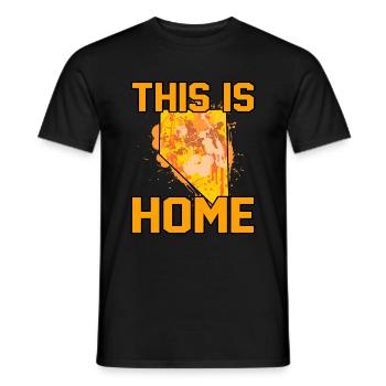Home Nevada Gift - Men's T-Shirt - black - Front - AI Model Male 178 light (178cm)