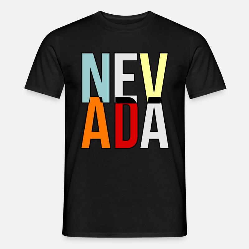 Nevada lebensgeschenk - Männer T-Shirt - Schwarz