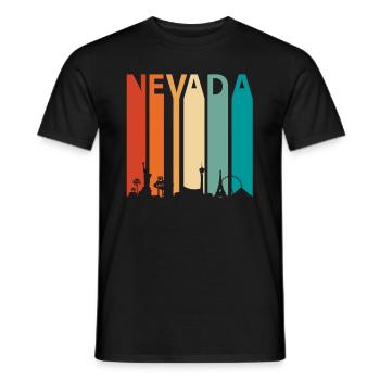 Nevada root gift - Men's T-Shirt - black - Front - AI Model Male 178 light (178cm)