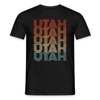 Utah - T-shirt homme - noir - Devant - AI Model Male 178 light (178cm)
