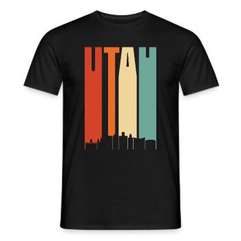 Utah - T-shirt homme - noir - Devant - AI Model Male 178 light (178cm)