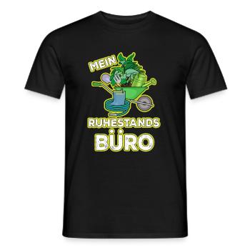 Garten Ruhestand Lustig Geschenk - Männer T-Shirt - Schwarz - Vorne - AI Model Male 178 light (178cm)