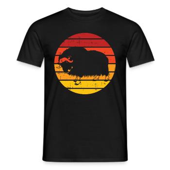 Liebt Awesome Animal Ox - Männer T-Shirt - Schwarz - Vorne - AI Model Male 178 light (178cm)