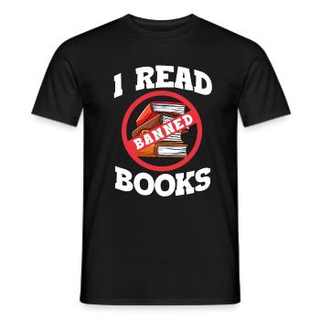 Lesen - Männer T-Shirt - Schwarz - Vorne - AI Model Male 178 light (178cm)