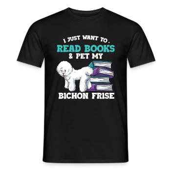 Lesen - Männer T-Shirt - Schwarz - Vorne - AI Model Male 178 light (178cm)