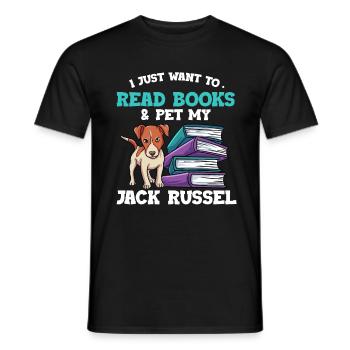 Lesen - Männer T-Shirt - Schwarz - Vorne - AI Model Male 178 light (178cm)