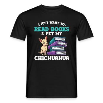 Lesen - Männer T-Shirt - Schwarz - Vorne - AI Model Male 178 light (178cm)