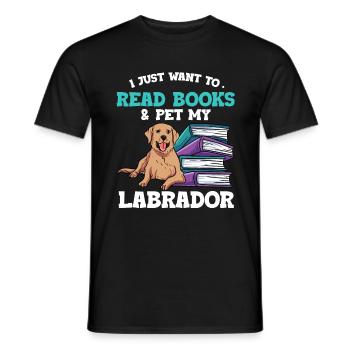 Lesen - Männer T-Shirt - Schwarz - Vorne - AI Model Male 178 light (178cm)